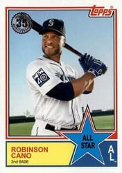 2018 Topps 1983 Topps Baseball 35th Anniversary All-Stars Robinson Cano #83AS-24 card