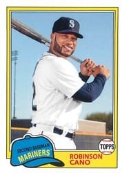 2018 Topps Archives Base Set Robinson Cano #206 card