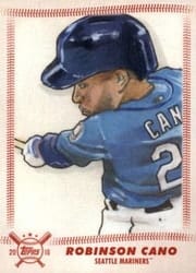 2018 Topps Big League Star Caricature Reproductions Robinson Cano #SCR-RC card
