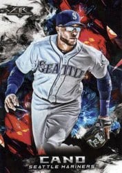 2018 Topps Fire Base Set Robinson Cano #108 card