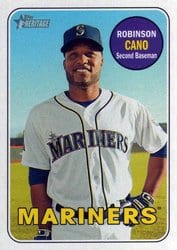 2018 Topps Heritage Base Set Robinson Cano #301 card