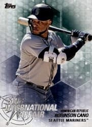 2018 Topps Update An International Affair Robinson Cano #IA-20 card
