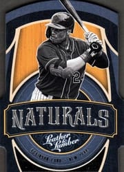 2019 Panini Leather & Lumber Naturals Robinson Cano #N-5 card