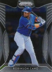 2019 Panini Prizm Base Set Robinson Cano #17 card