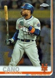 2019 Topps Chrome Base Set Robinson Cano #193 card