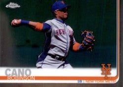 2019 Topps Chrome Update Base Set Robinson Cano #11 card