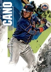 2019 Topps Fire Base Set Robinson Cano #178 card