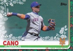 2019 Topps Holiday Base Set Robinson Cano #HW135 card