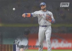 2020 Stadium Club Chrome Base Set Robinson Cano #56 card