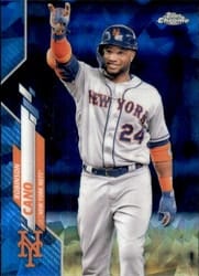 2020 Topps Chrome Sapphire Edition Base Set Robinson Cano #4 card