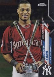 2020 Topps Chrome Update Base Set Robinson Cano #U-97 card