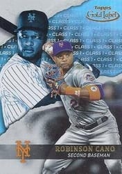 2020 Topps Gold Label Base Set Robinson Cano #57 card