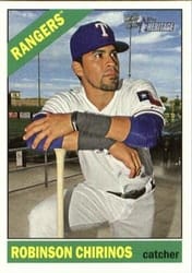 2015 Topps Heritage Base Set Robinson Chirinos #663 card