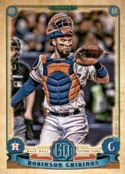 2019 Topps Gypsy Queen Base Set Robinson Chirinos #106 card