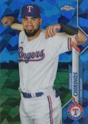 2020 Topps Chrome Update Sapphire Edition Base Set Robinson Chirinos #U-116 card