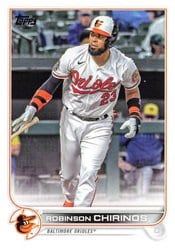 2022 Topps Update Base Set Robinson Chirinos #US215 card