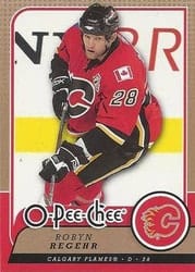 2008-09 O-Pee-Chee Base Set Robyn Regehr #352 card