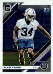 2019 Donruss Optic Base Set Rock Ya-Sin #116 card