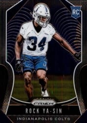 2019 Panini Prizm Base Set Rock Ya-Sin #388 card