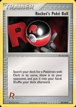 Team Rocket Returns Rocket's Poké Ball #89 card