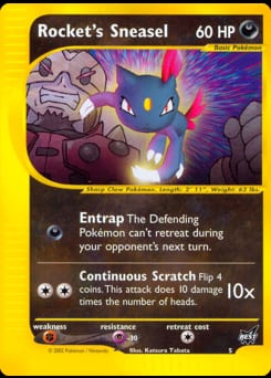 Best of Game Rocket's Sneasel #5 card