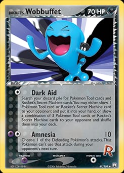 2004 Team Rocket Returns Rocket's Wobbuffet #47 card