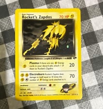 Gym Challenge Rocket's Zapdos #15 card