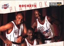 1996-97 Collector's Choice Base Set Rockets Playbook #376 card