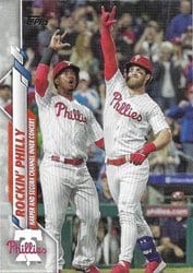 2020 Topps Update Base Set Rockin' Philly (Bryce Harper / Jean Segura) #U-74 card