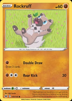 2022 Lost Origin Rockruff #109