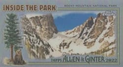 2022 Topps Allen & Ginter Chrome Inside the Park Minis Rocky Mountain National Park #ITP-4 card