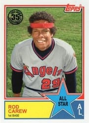 2018 Topps 1983 Topps Baseball 35th Anniversary All-Stars Rod Carew #83AS-70 card