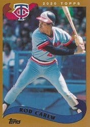 2020 Topps Archives Base Set Rod Carew #233 card