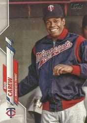 2020 Topps Base Set Rod Carew #424b card