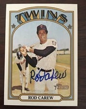 2021 Topps Heritage Real One Autographs Rod Carew #ROA-RC
