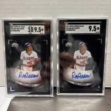 2022 Topps Chrome Black Autographs Rod Carew #CBA-RCA card