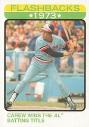 2022 Topps Heritage Baseball Flashbacks Rod Carew #BF-15 card