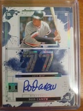 2025 Panini Impeccable MVPs Signatures Rod Carew #4 card