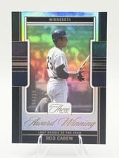 2025 Panini Three and Two Award Winning Rod Carew #15 card