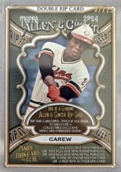 2024 Topps Allen & Ginter Double Rip Cards Rod Carew / Tony Oliva (Minnesota Twins) #DRIP-CO card