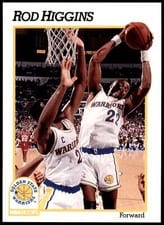 1991-92 Hoops Base Set Rod Higgins #68 card