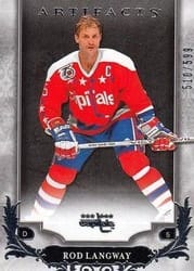 2018-19 Upper Deck Artifacts Base Set Rod Langway #155 card
