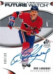 2020-21 SP Signature Edition Legends Base Set Rod Langway #360 card