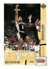 1991-92 Upper Deck Base Set Rod Strickland #214 card