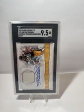 2018 National Treasures Material Treasures Signatures Rod Woodson card