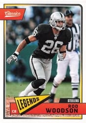 2018 Panini Classics Base Set Rod Woodson #195 card