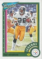 2022 Panini Classics Base Set Rod Woodson #142 card