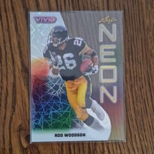 2025 Leaf Vivid Neon Rod Woodson #NB-41 card