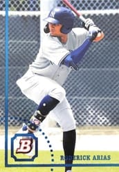 2022 Bowman Heritage Prospects Roderick Arias #BHP-102 card