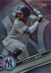 2022 Bowman's Best Top Prospects Roderick Arias #TP-13 card